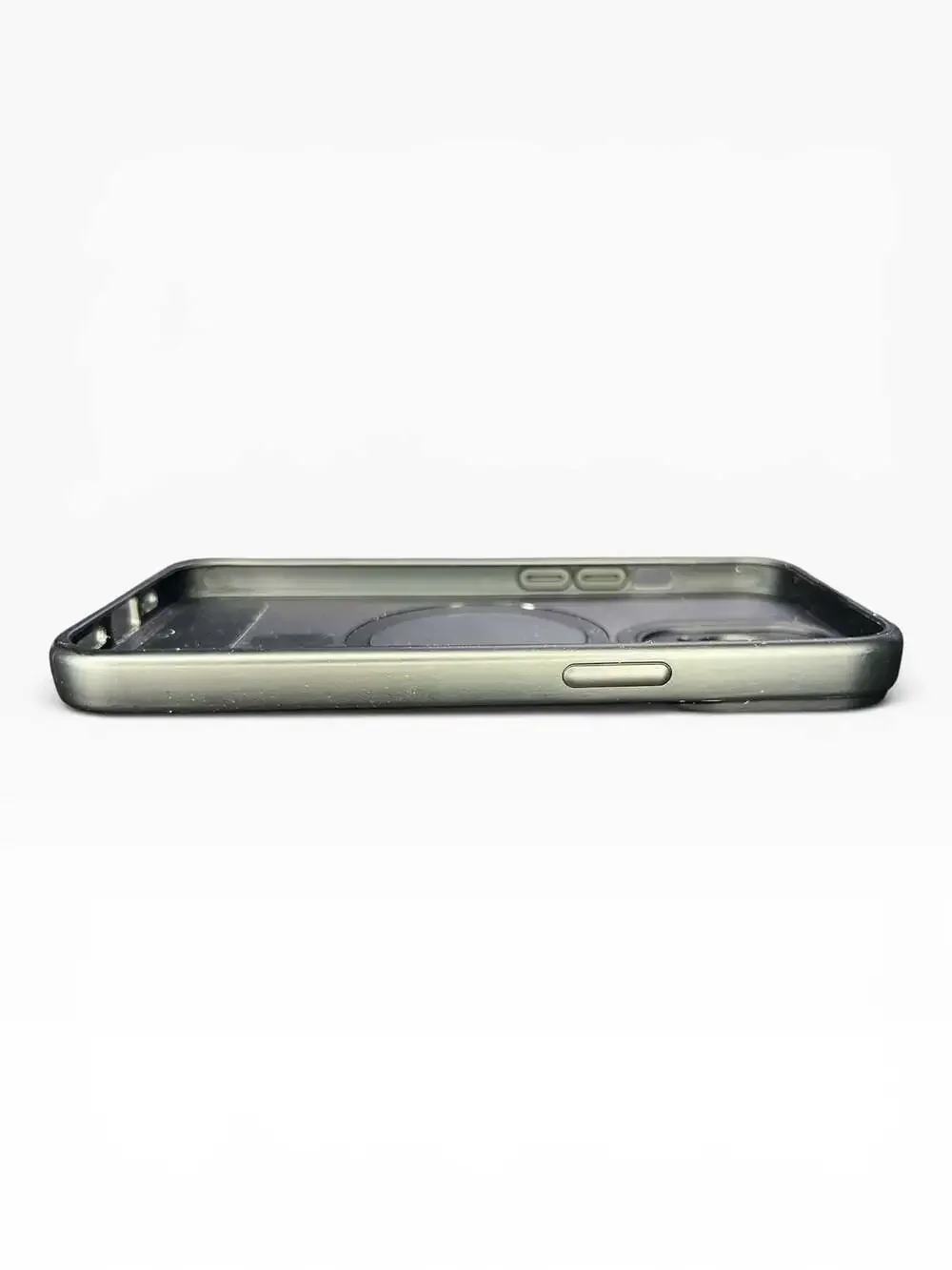 Magnetic Translucent Matte Case for iPhone 13 Pro with Invisible Kickstand